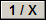 1/X
